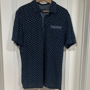 Banana Republic Blue Polo Shirt Classic Fit